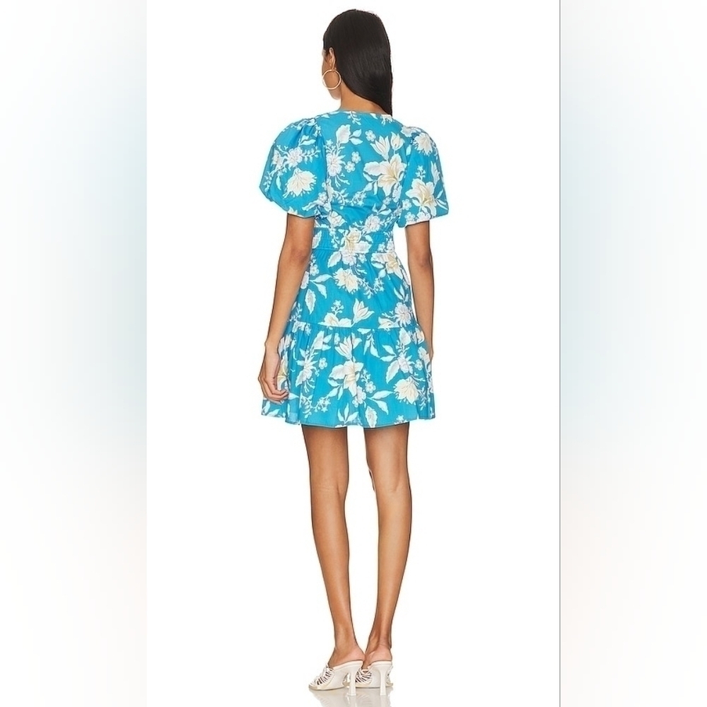 NWT MINKPINK Zinnia Mini Dress in Blue Multi - Picture 5 of 17